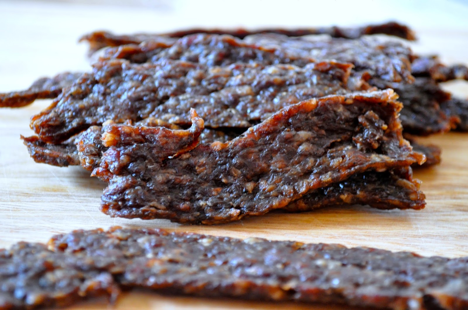 Ninja Foodi Beef Jerky using the dehydrator rack 