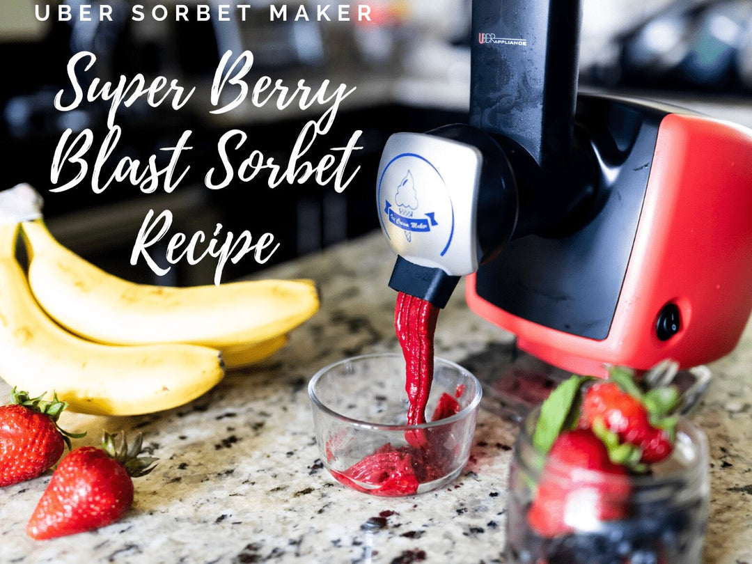 Uber Sorbet Maker: Super Berry Blast Sorbet Recipe (Keto Friendly  hint hint) Uber Appliance