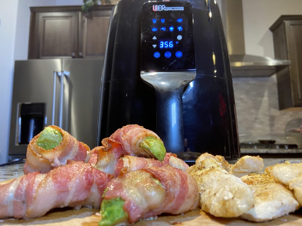 Air Fryer Bacon Avocado Wrap's (Keto Friendly Air Fryer Recipe)