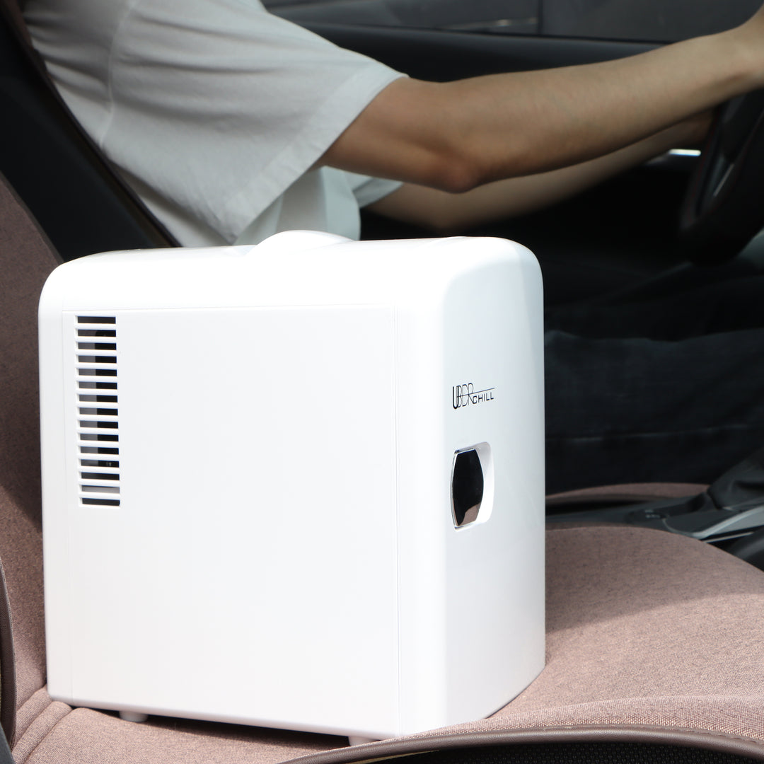 Uber Appliance Mini Fridge 6-can portable refrigerator, cooler/warmer