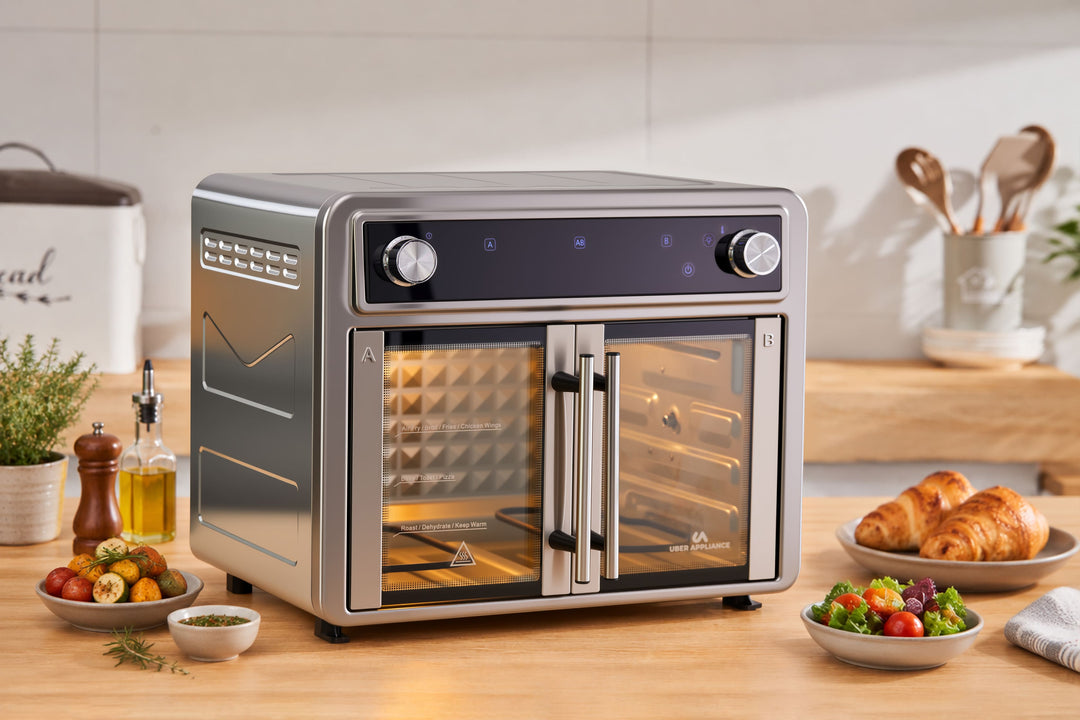Uber Appliance 28 QT Flex-Zone Air Fryer Oven