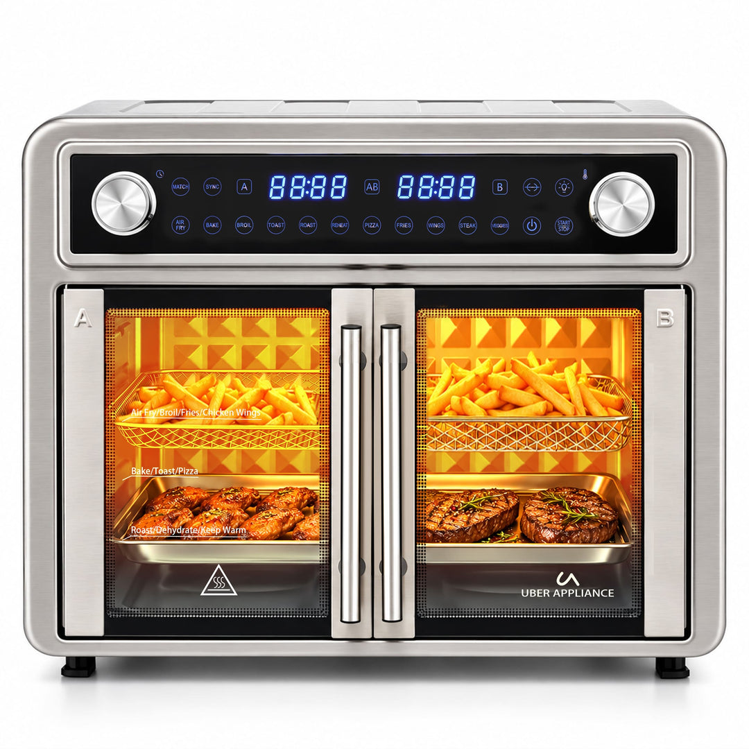 Uber Appliance 28 QT Flex-Zone Air Fryer Oven
