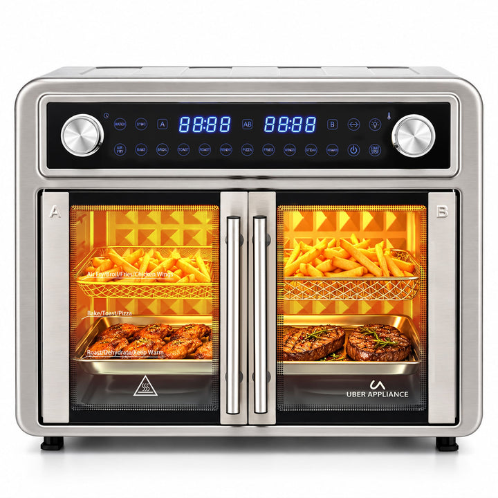 Uber Appliance 28 QT Flex-Zone Air Fryer Oven
