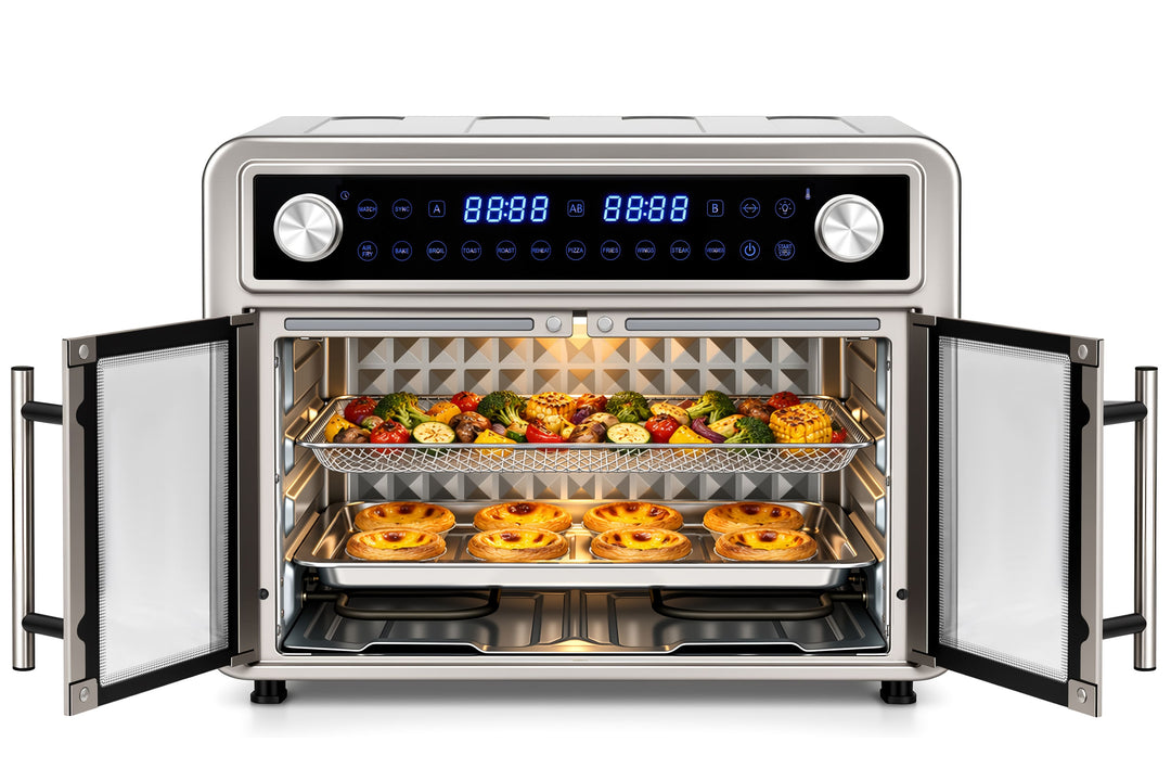 Uber Appliance 28 QT Flex-Zone Air Fryer Oven