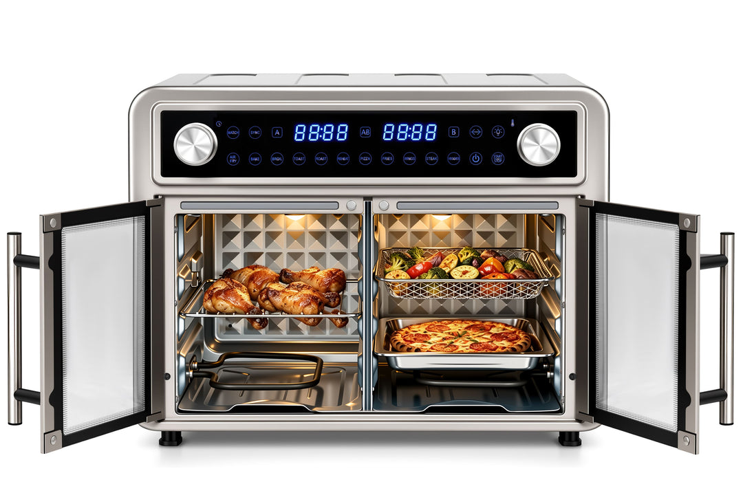 Uber Appliance 28 QT Flex-Zone Air Fryer Oven