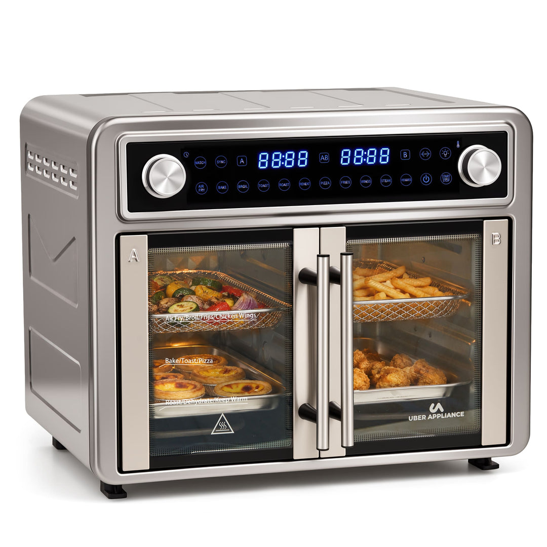 Uber Appliance 28 QT Flex-Zone Air Fryer Oven