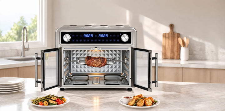 Uber Appliance 28 QT Flex-Zone Air Fryer Oven