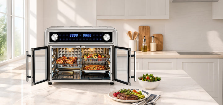 Uber Appliance 28 QT Flex-Zone Air Fryer Oven
