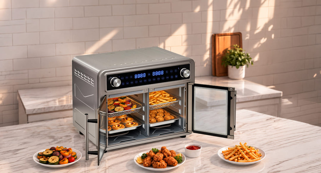 Uber Appliance 28 QT Flex-Zone Air Fryer Oven