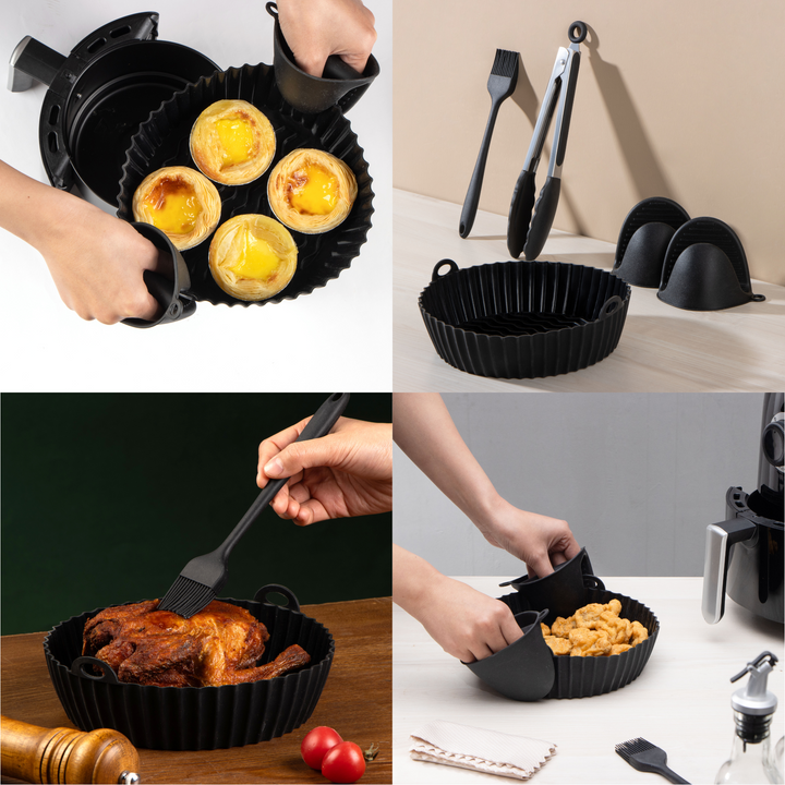 Uber Appliance Air fryer silicone liner reusable 4-7 Qt kit