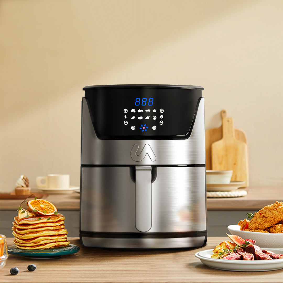 Best Air Fryer 2022  Uber Appliance Air Fryer XL 5Qt Stainless Steel