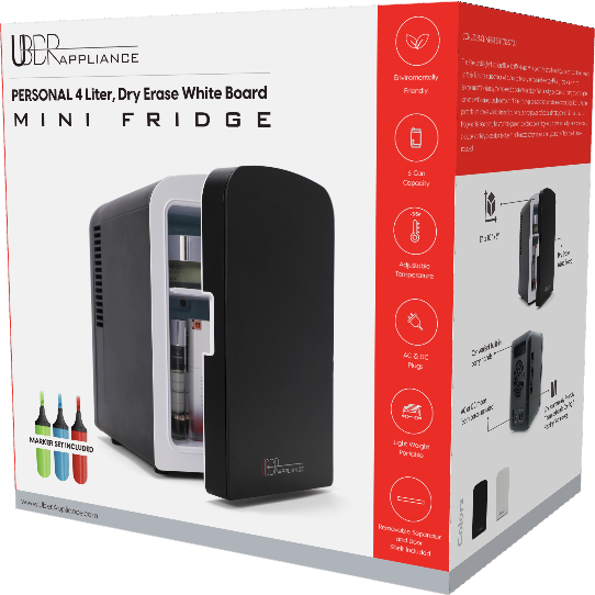 Raxinbang Mini fridges Good Mini Fridge Electric Cooler (4 Liter Cooler  Box) Portable Mute Reefer Cooler Box Home Office Dorm Room Use (Color 