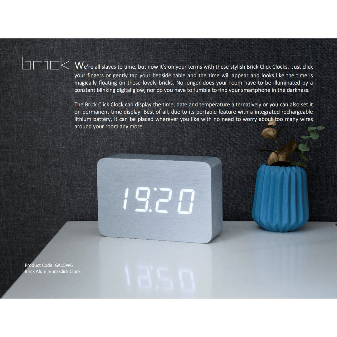 Clicky Clock Kutia Brick Click Clock – Uber Appliance