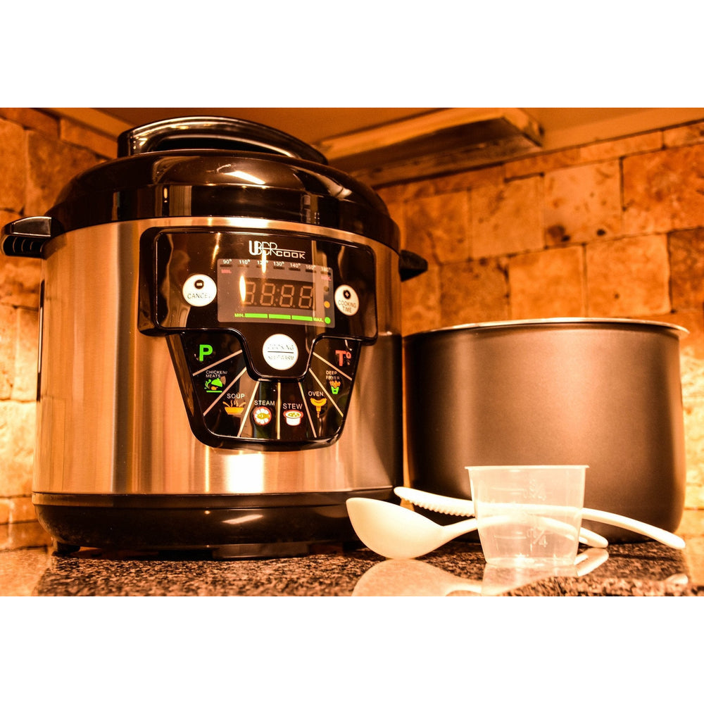 Uber Appliance Uber Cook Electric Pressure Cooker Crock Pot Slow Cooker