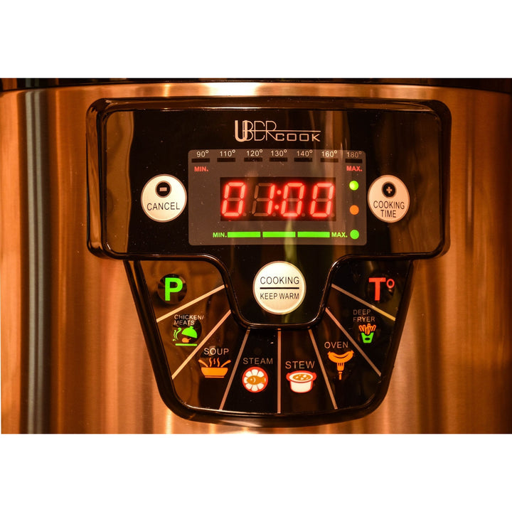 Uber Appliance Uber Cook Electric Pressure Cooker Air Fryer Deep Fryer
